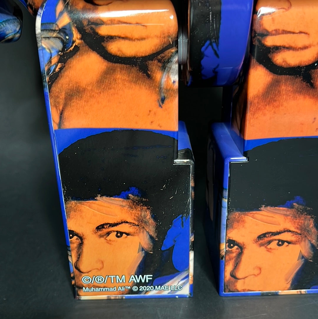 Bearbrick Andy Warhol Muhammad Ali 1000% Figures