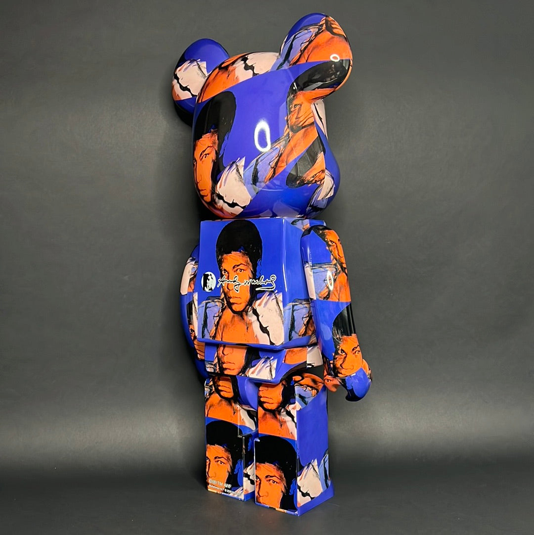 Bearbrick Andy Warhol Muhammad Ali 1000% Figures