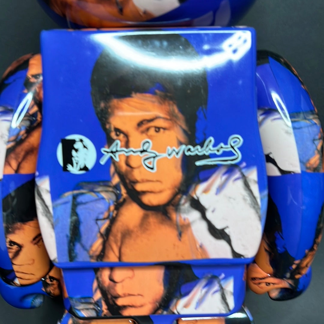 Bearbrick Andy Warhol Muhammad Ali 1000% Figures