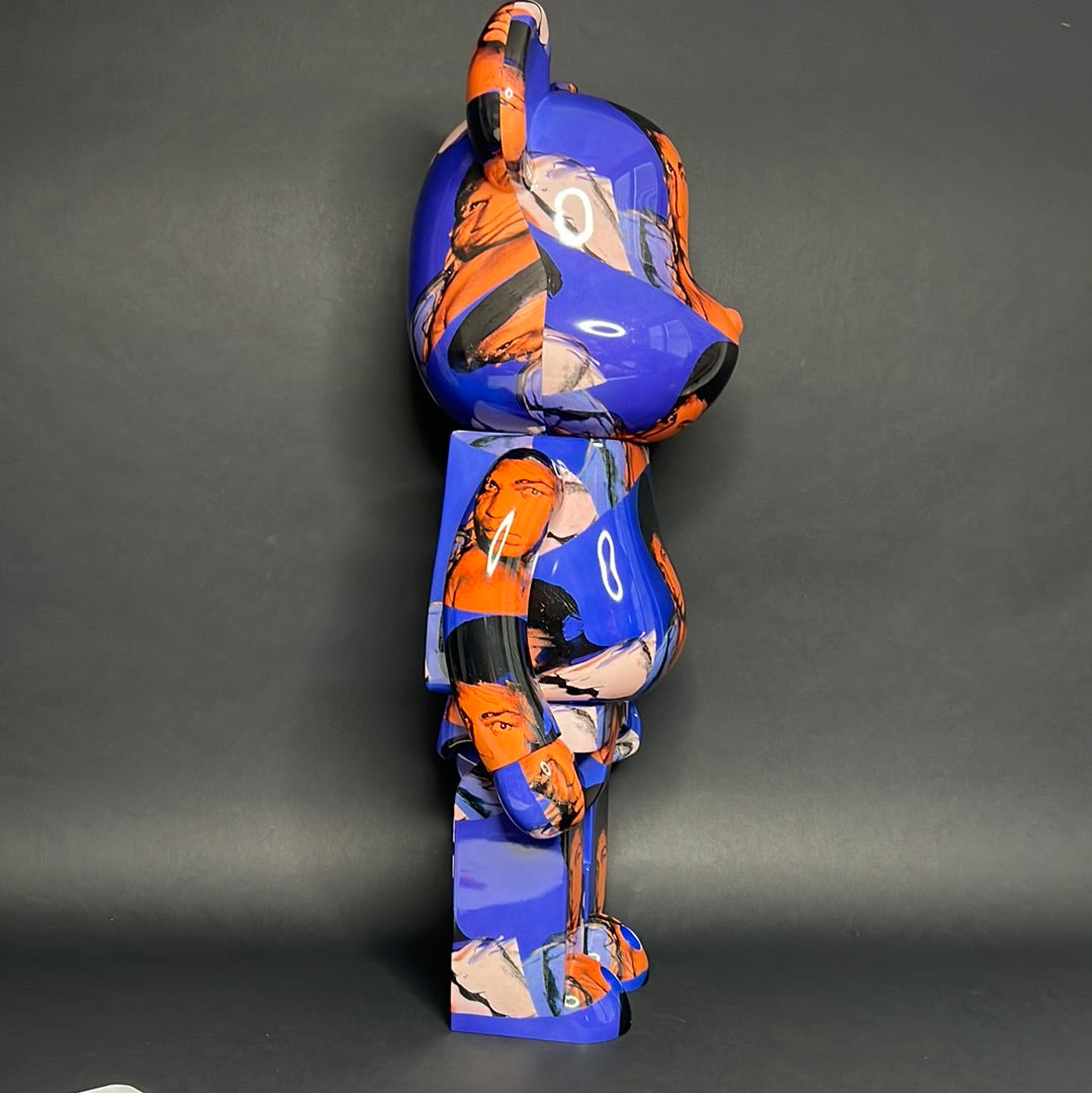 Bearbrick Andy Warhol Muhammad Ali 1000% Figures