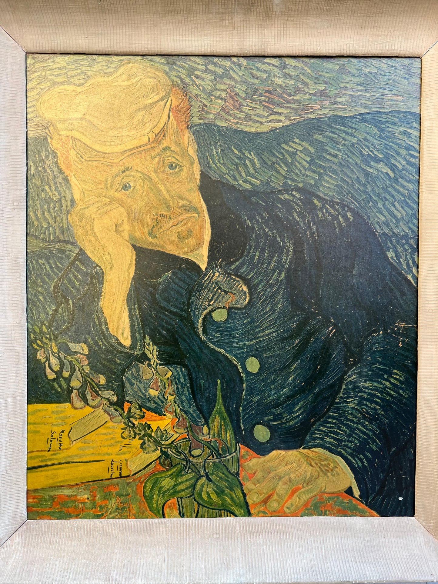 Old Print on Panel Art