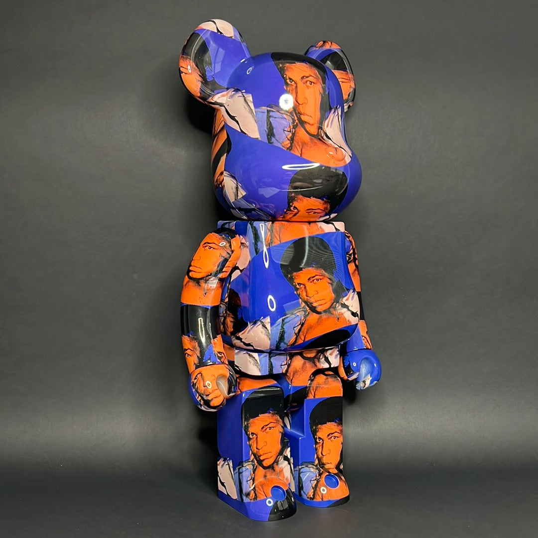 Bearbrick Andy Warhol Muhammad Ali 1000% Figures