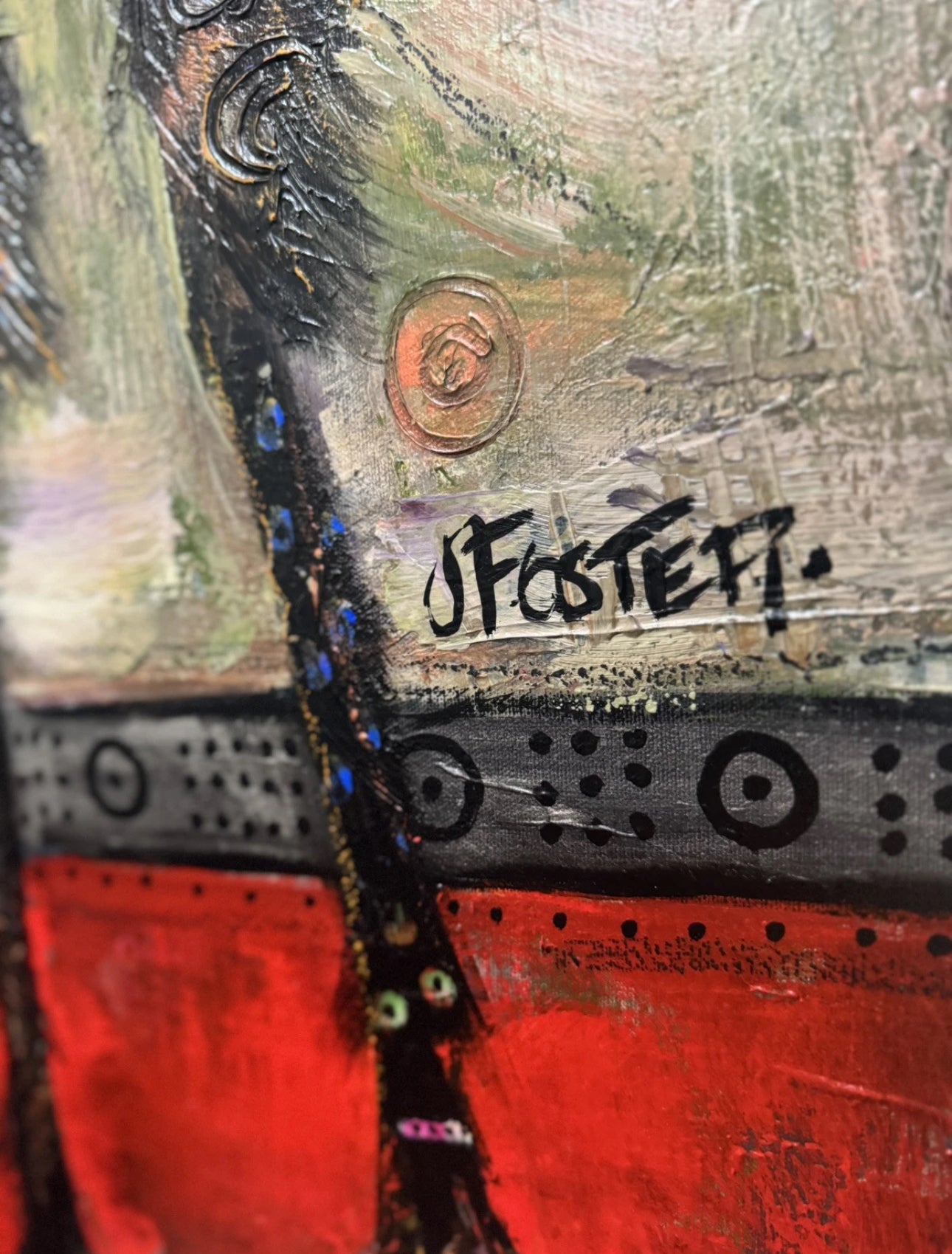 Jenny Foster Large Oil Painting