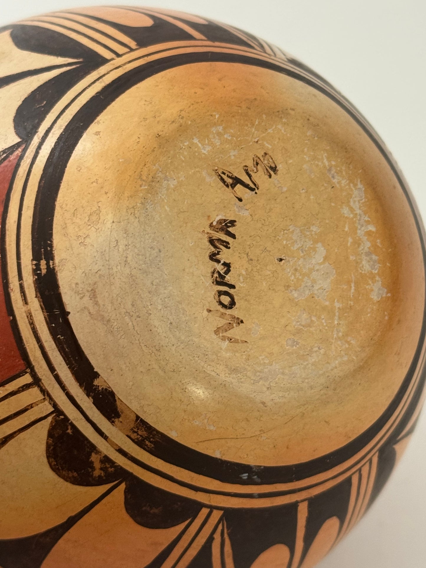 Native American Vintage Hand Painted Polychrome Pottery