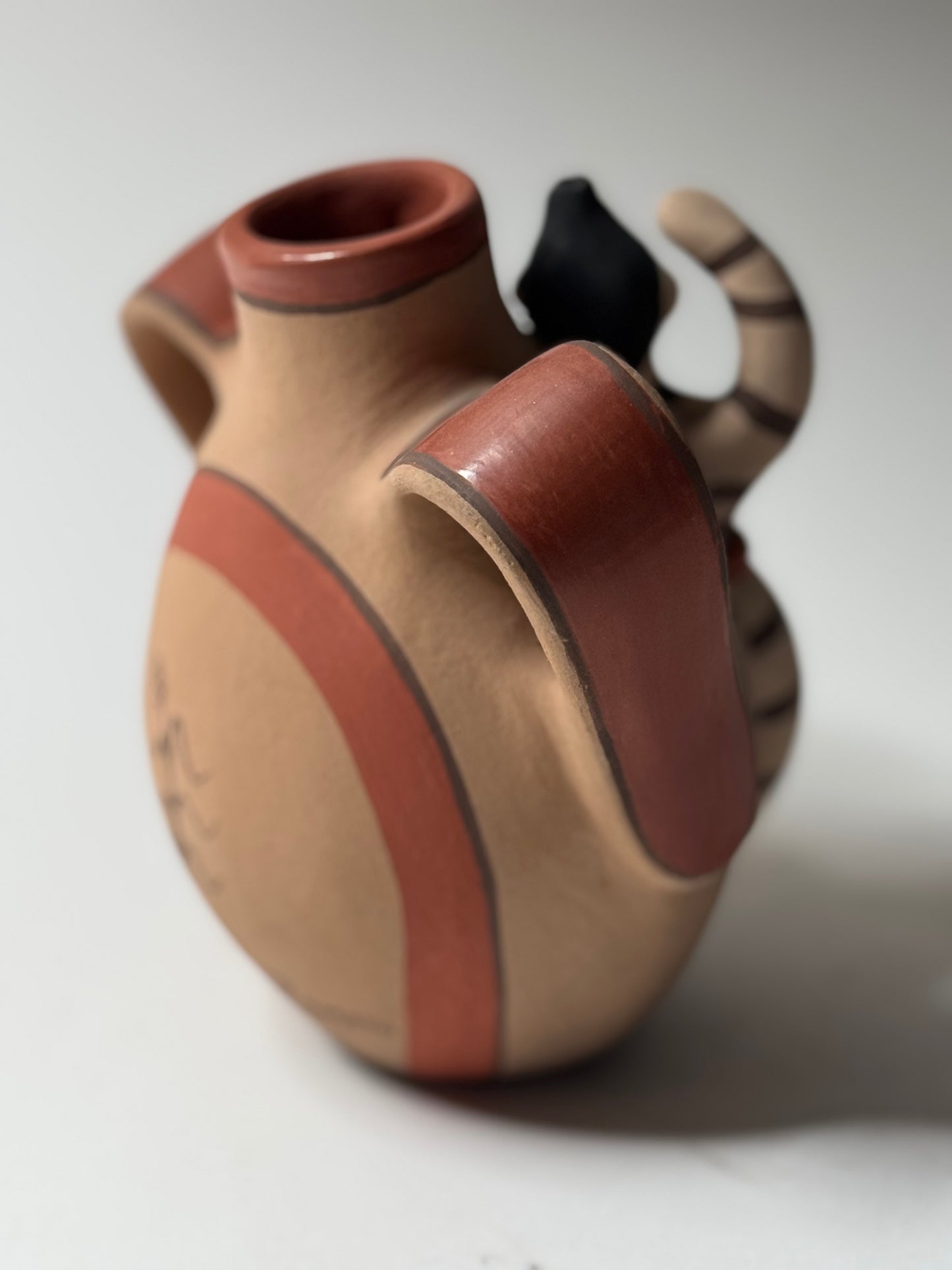 Marie Gachupin Romero Jemez 1927-2007 “Kokopella Clown”Pueblo Native American Storyteller Pottery Artist