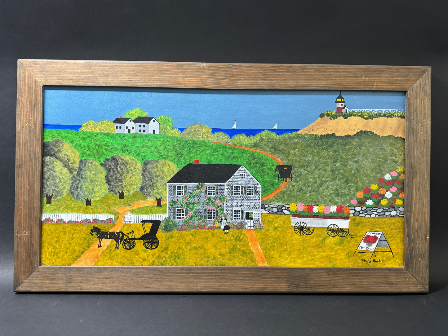 Vintage Folk Arts “ Granny’s Flowers”