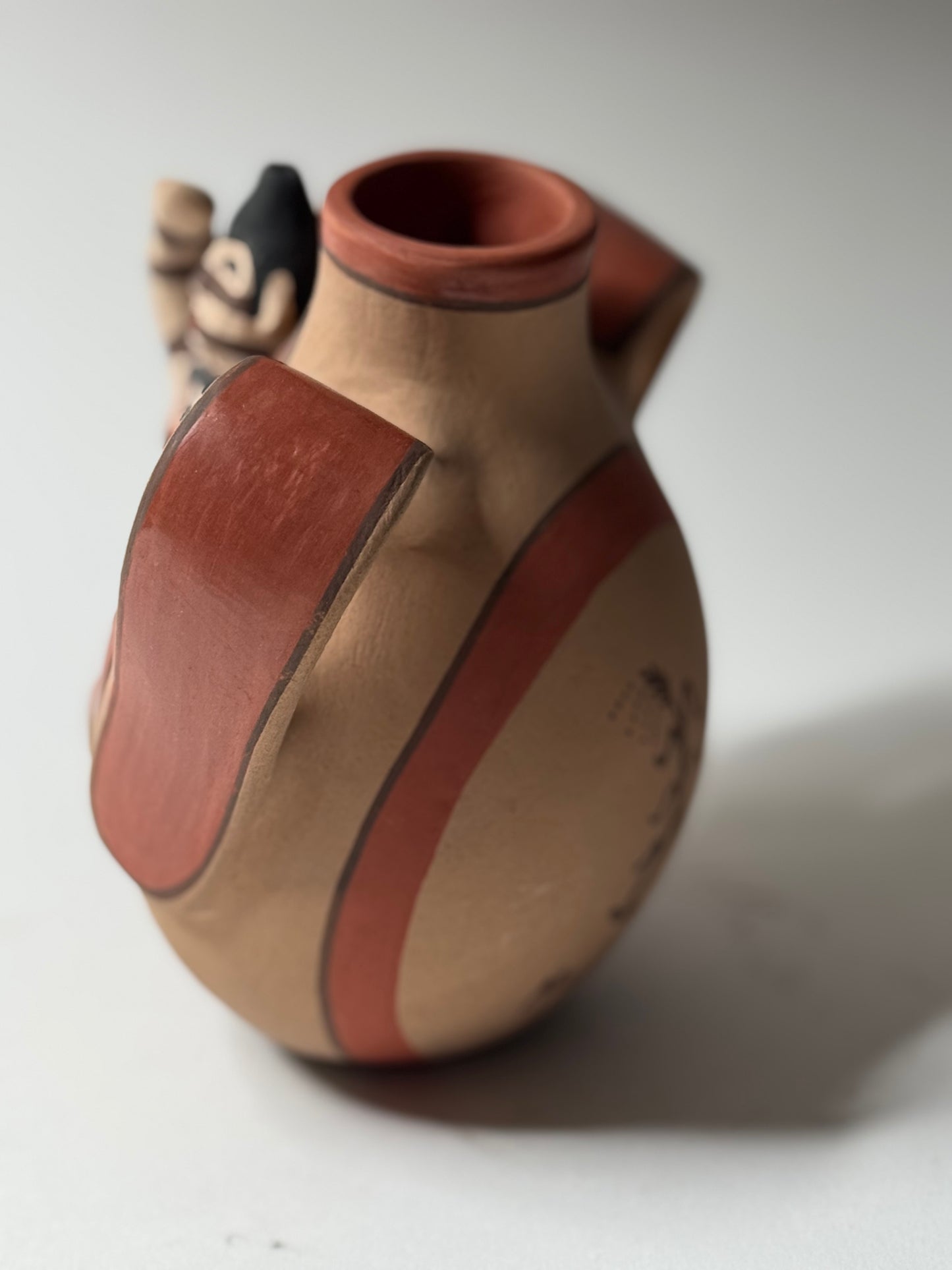 Marie Gachupin Romero Jemez 1927-2007 “Kokopella Clown”Pueblo Native American Storyteller Pottery Artist