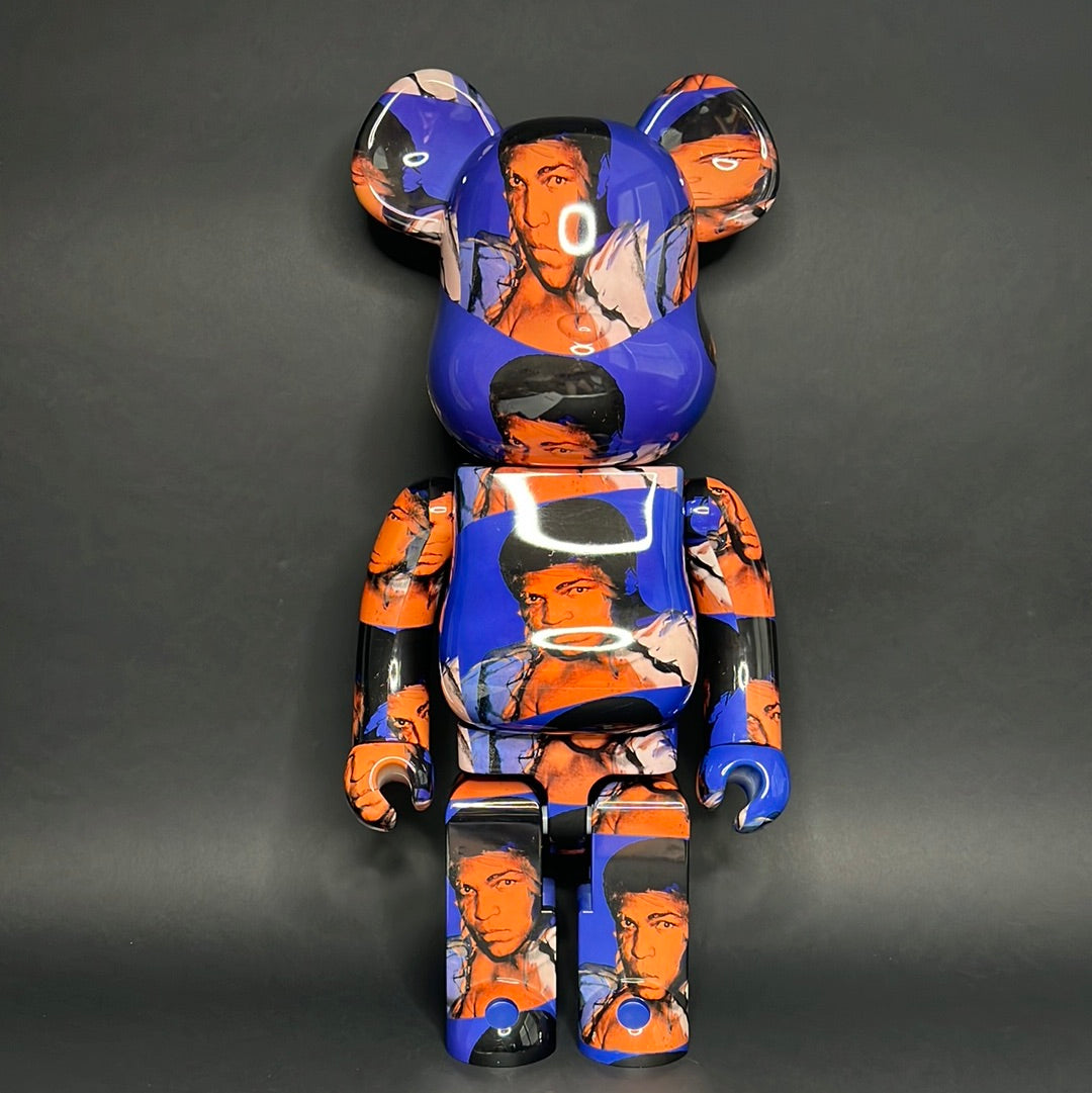 Bearbrick Andy Warhol Muhammad Ali 1000% Figures