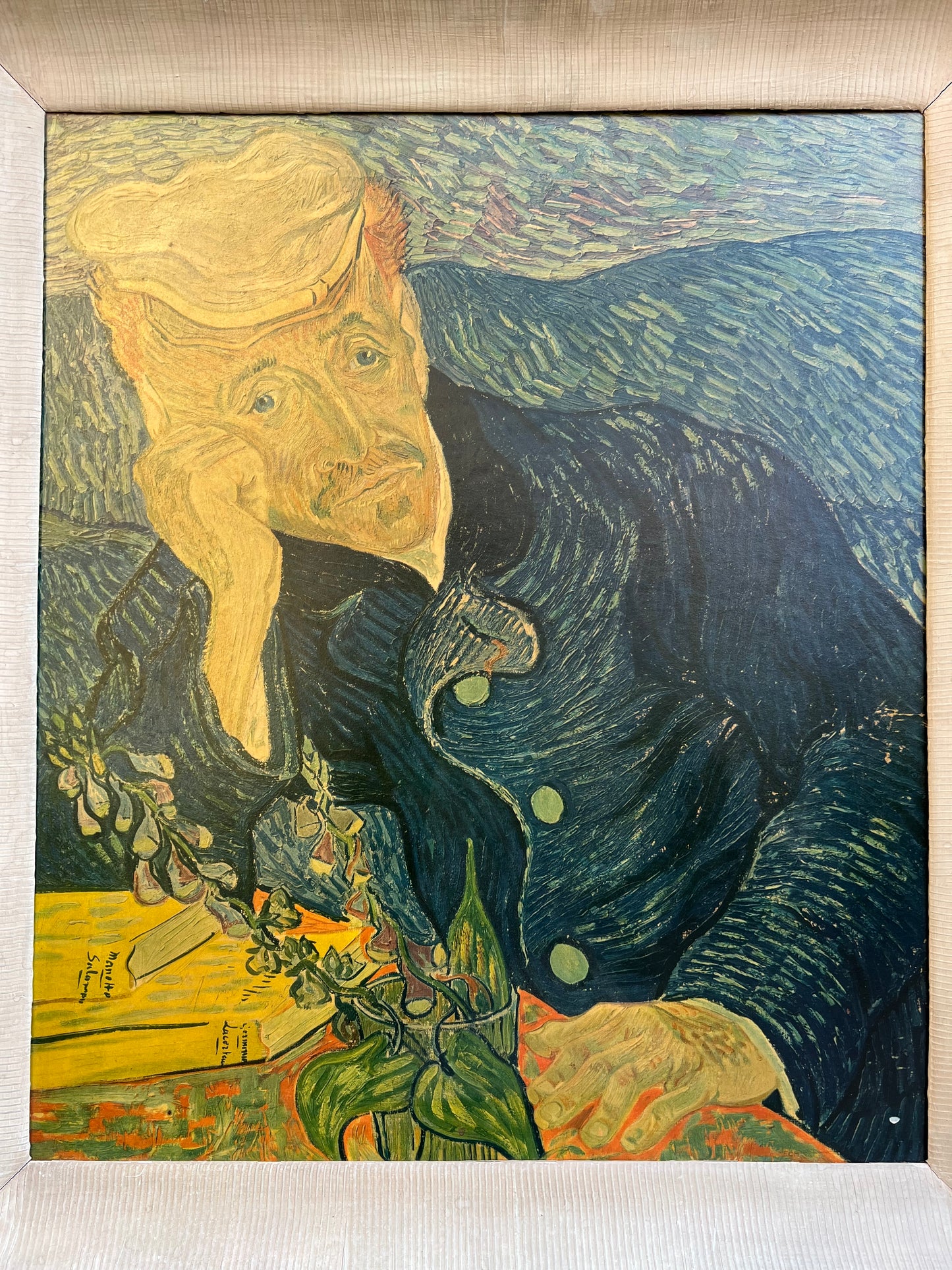 Old Print on Panel Art