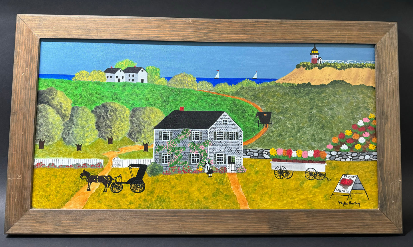 Vintage Folk Arts “ Granny’s Flowers”