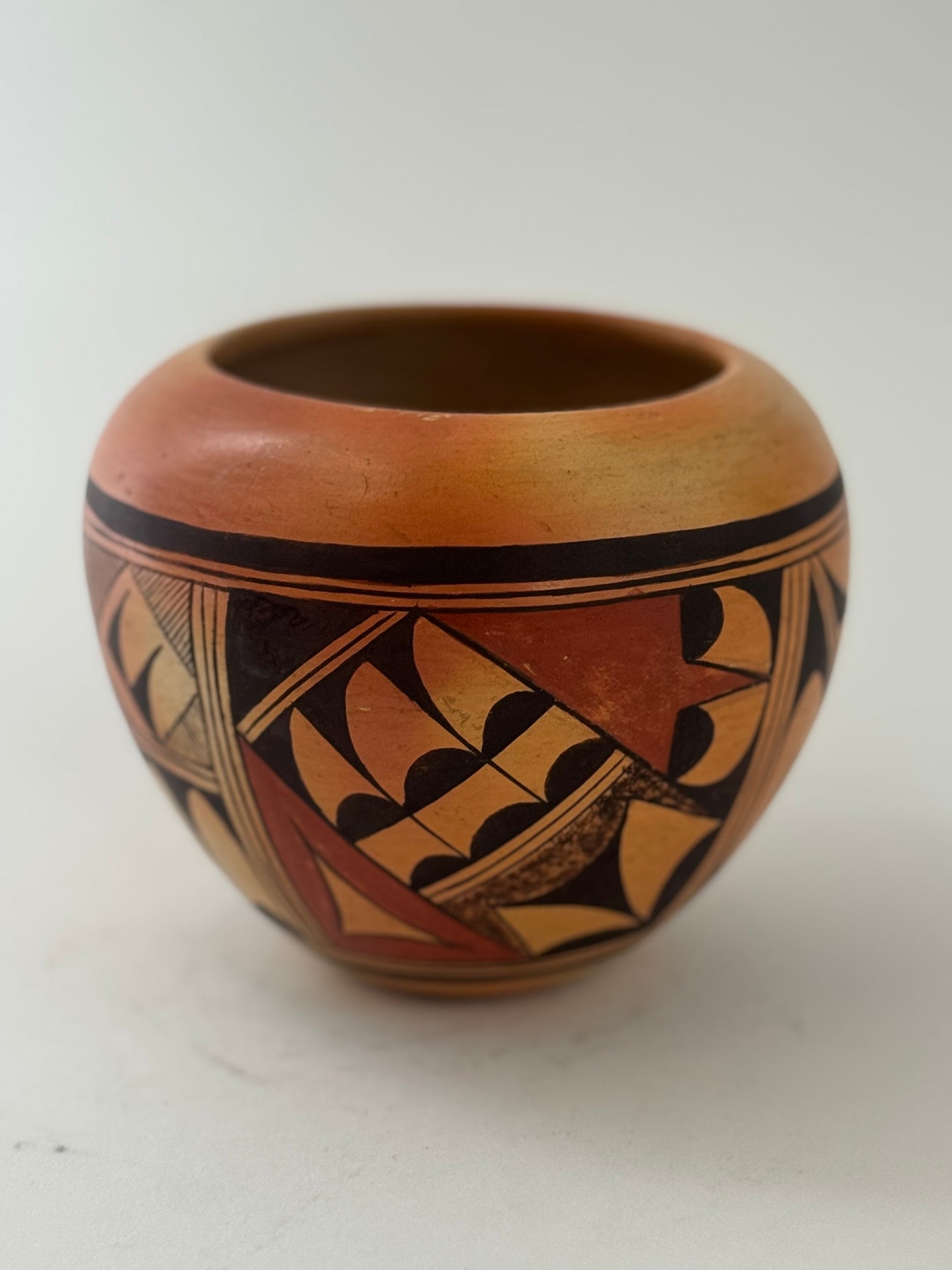 Native American Vintage Hand Painted Polychrome Pottery