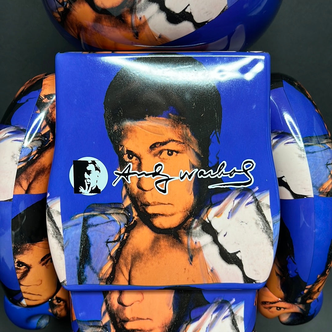 Bearbrick Andy Warhol Muhammad Ali 1000% Figures