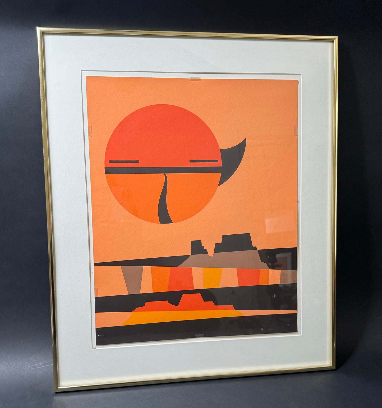David Chethlahe Paladin 1926-1984 “ Sun Over Monument Valley “