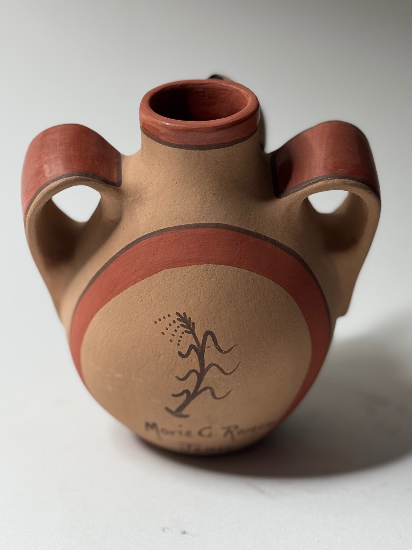 Marie Gachupin Romero Jemez 1927-2007 “Kokopella Clown”Pueblo Native American Storyteller Pottery Artist