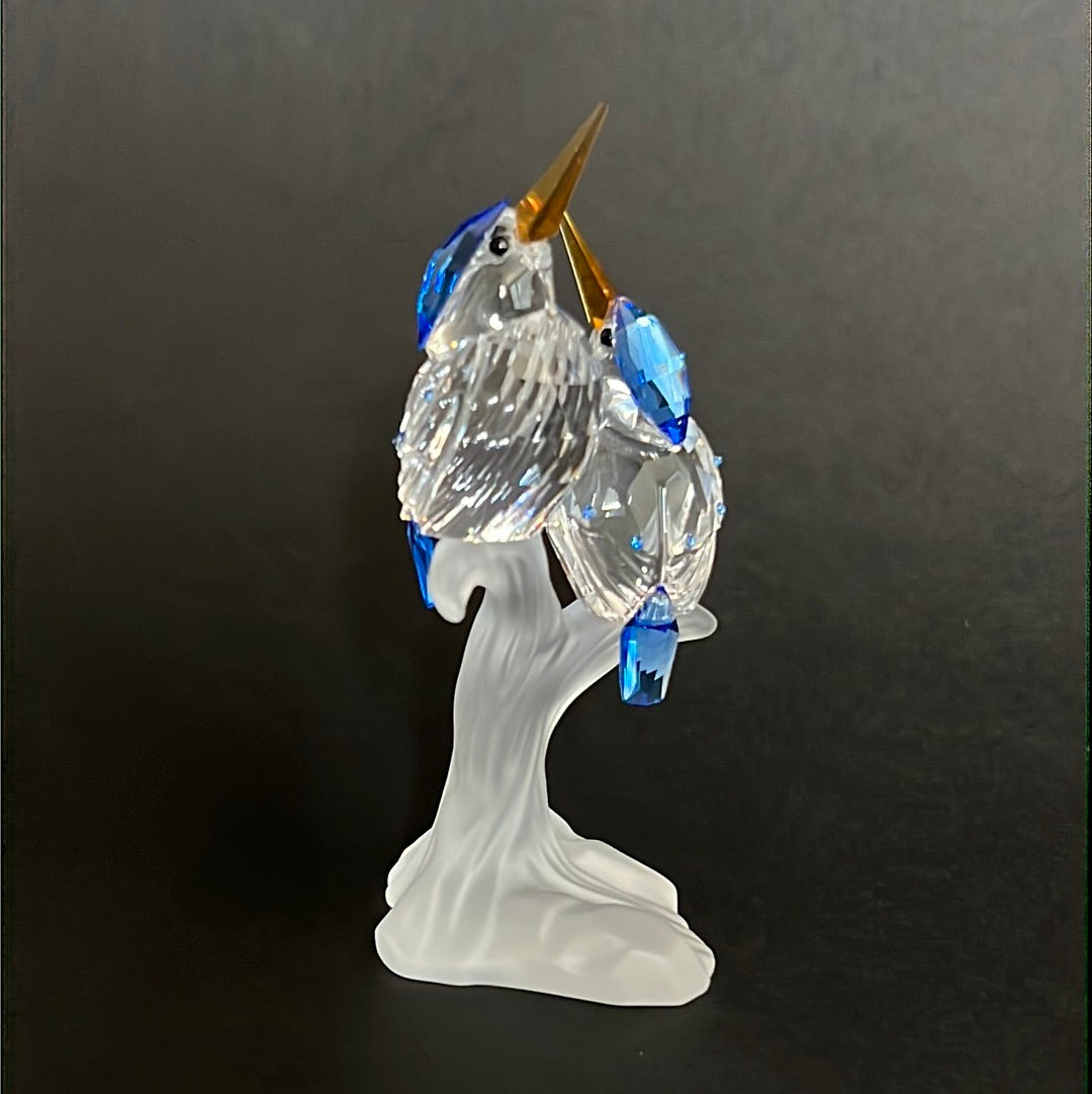 Swarovski Malachite Kingfishers Crystal