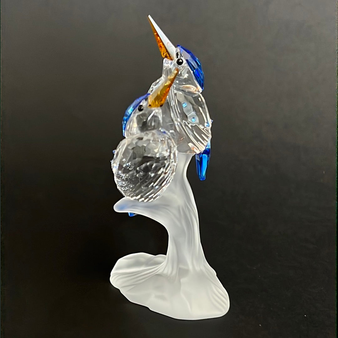 Swarovski Malachite Kingfishers Crystal