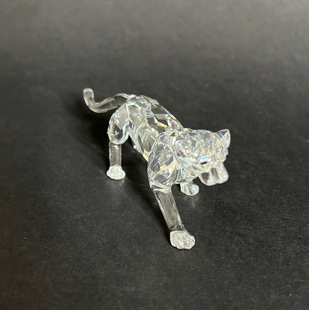 Swarovski Leopard Silver Crystal