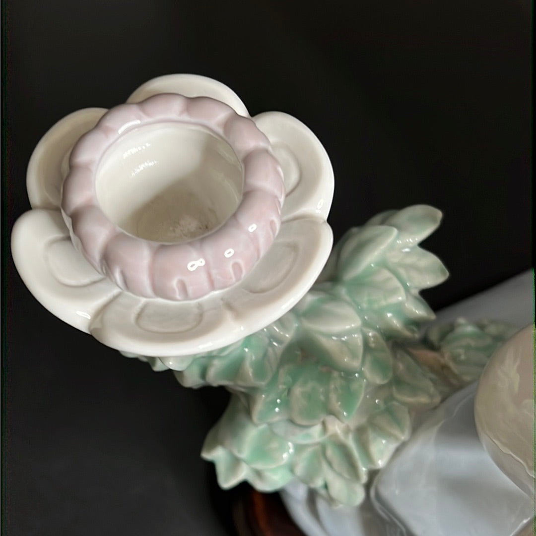 Lladro Female Candelabra