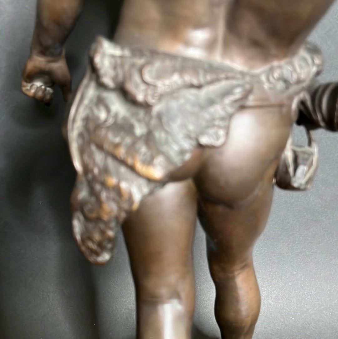Moreau Louis Auguste Patinated Cast Bronze