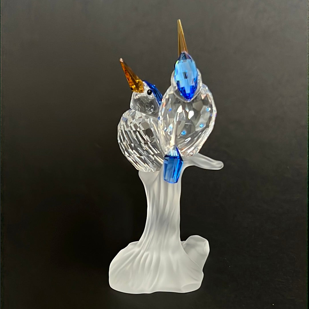 Swarovski Malachite Kingfishers Crystal