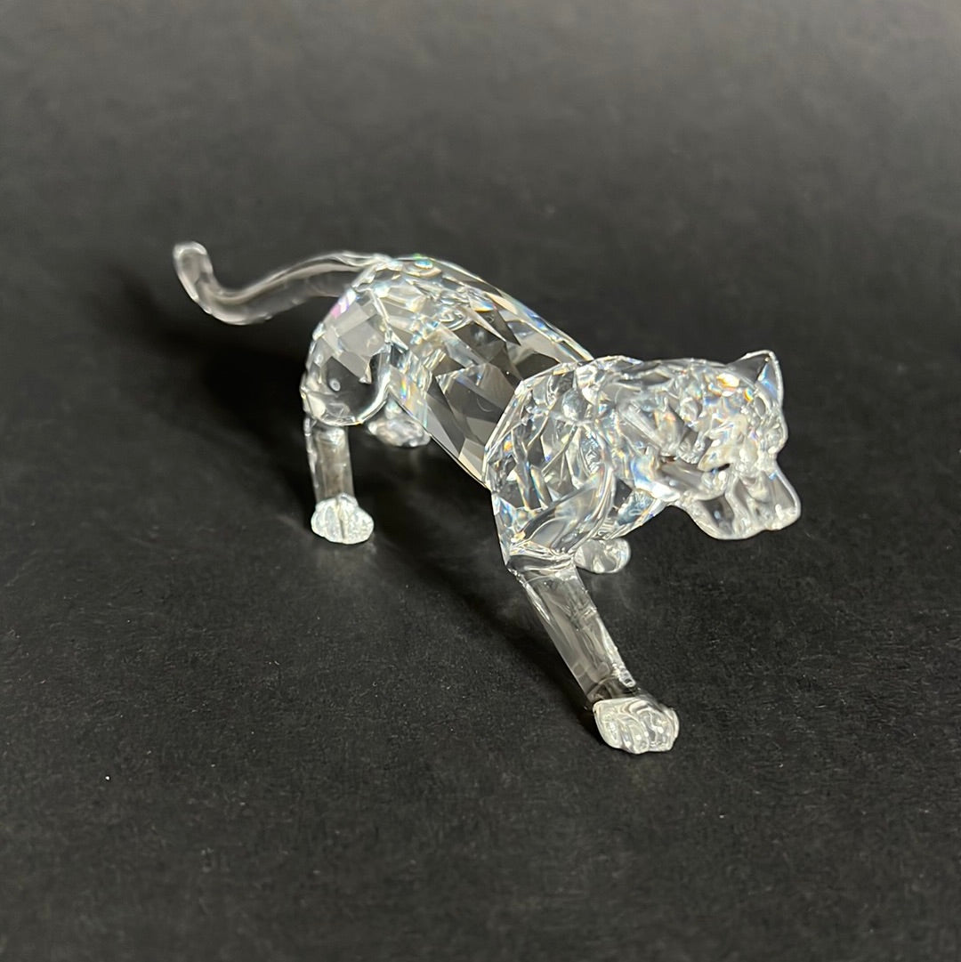 Swarovski Leopard Silver Crystal