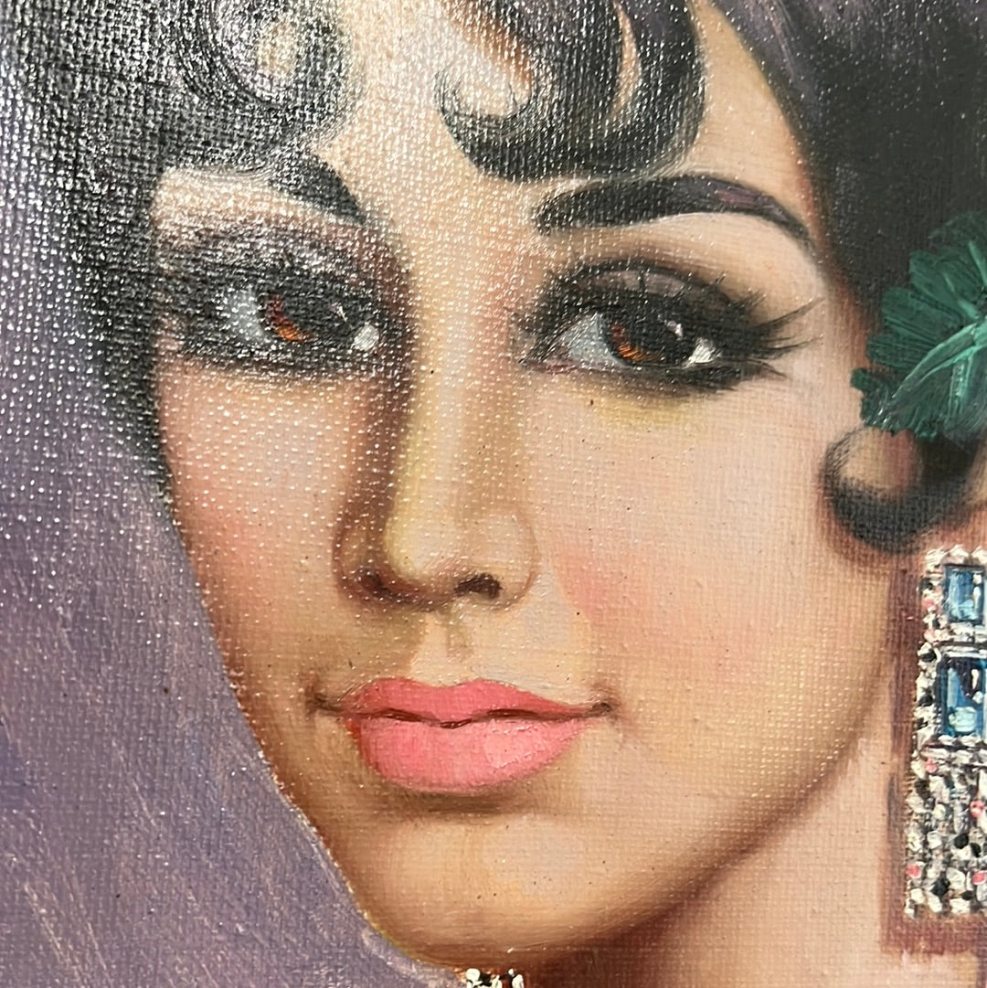 Spanish Art “Inspirado” Cortes Oil on Canvas