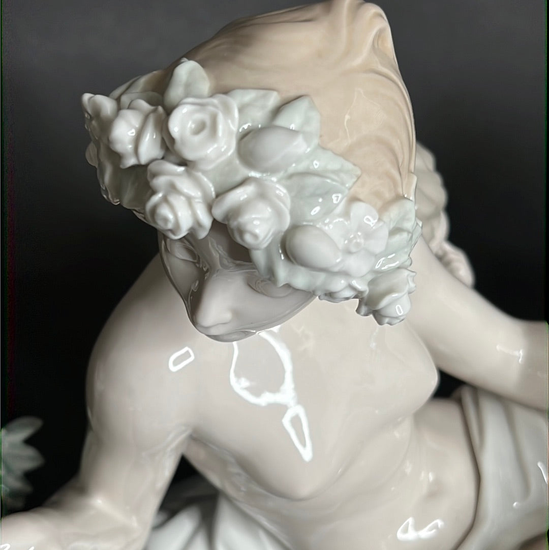 Lladro Female Candelabra