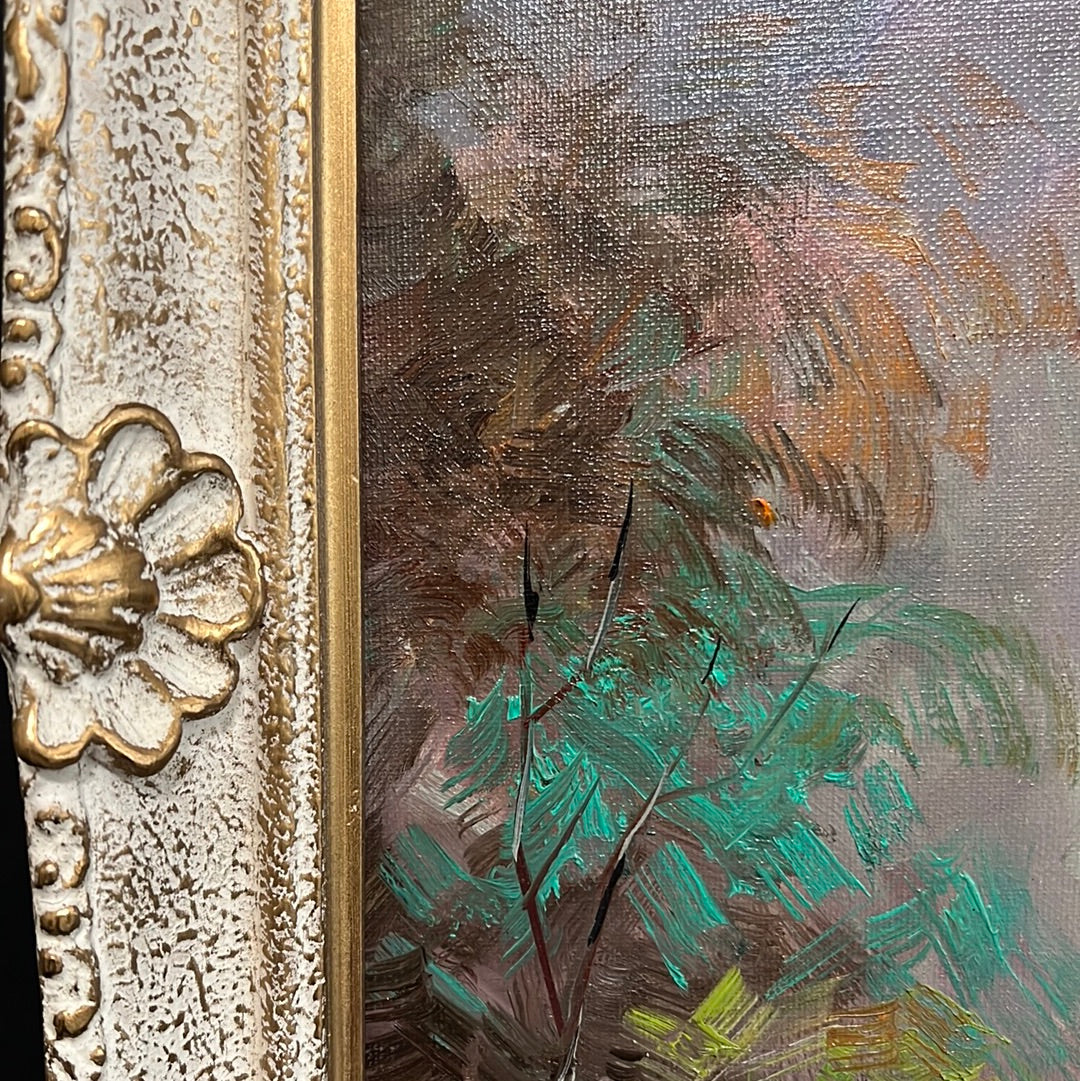 Spanish Art “Inspirado” Cortes Oil on Canvas