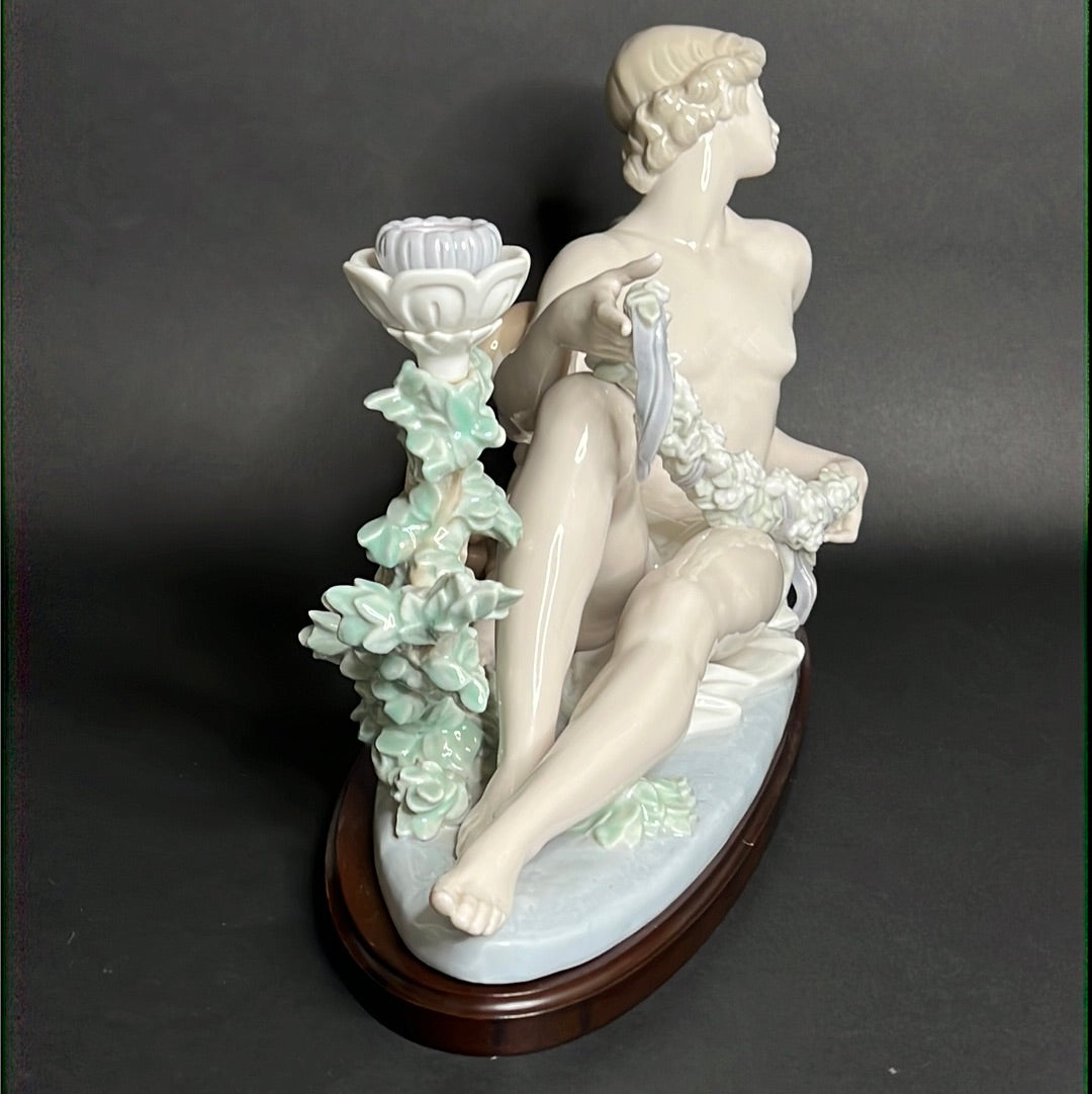 Lladro Male Candelabra
