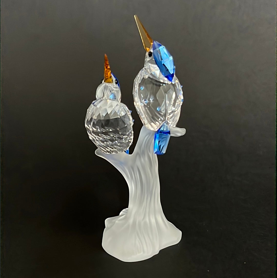 Swarovski Malachite Kingfishers Crystal
