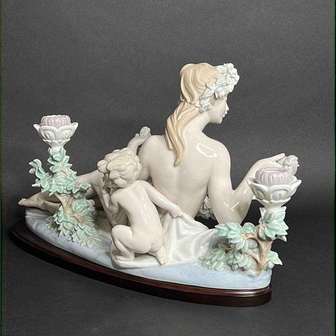Lladro Female Candelabra