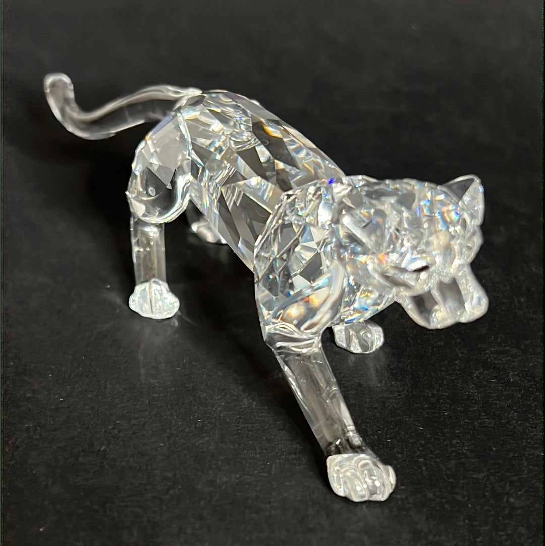 Swarovski Leopard Silver Crystal