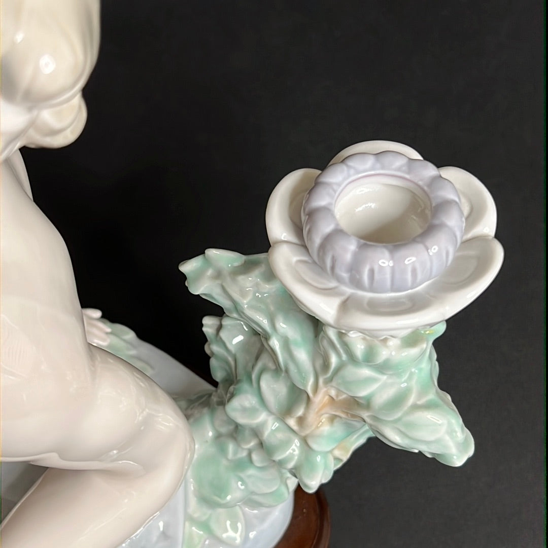 Lladro Male Candelabra