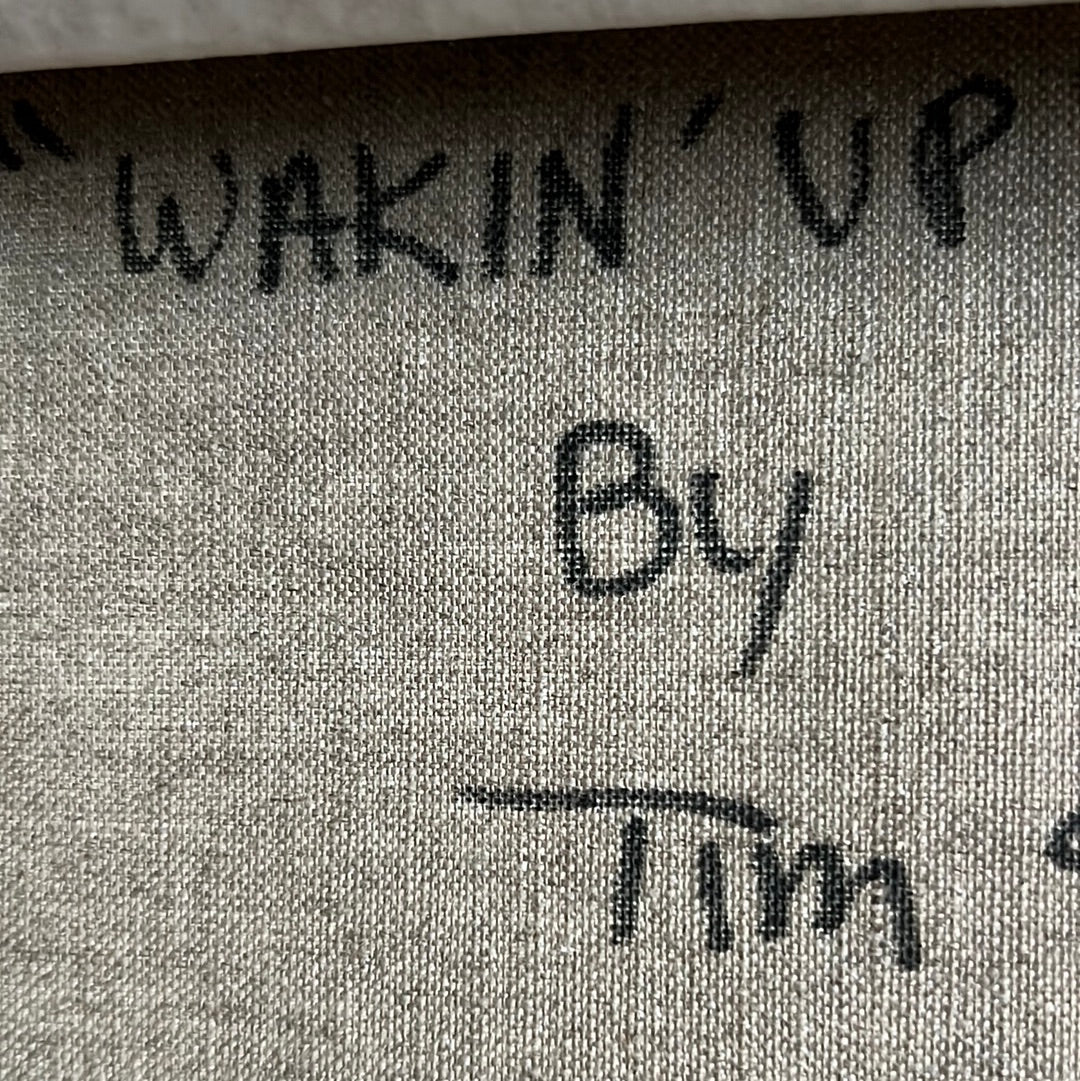 Tim Schmidt “ Wakin Up “ Original Oil on Canvas