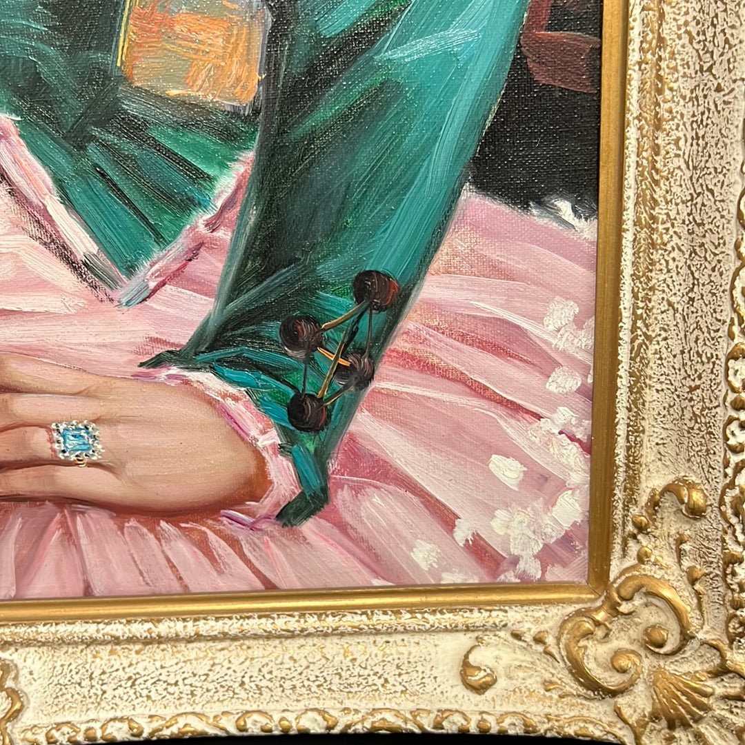 Spanish Art “Inspirado” Cortes Oil on Canvas