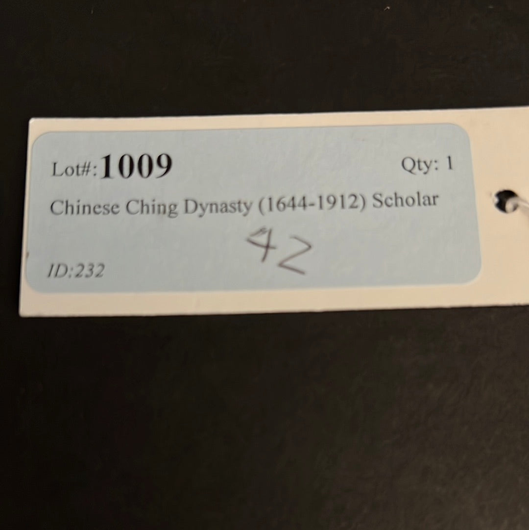 Chinese Ching Dynasty Scholar