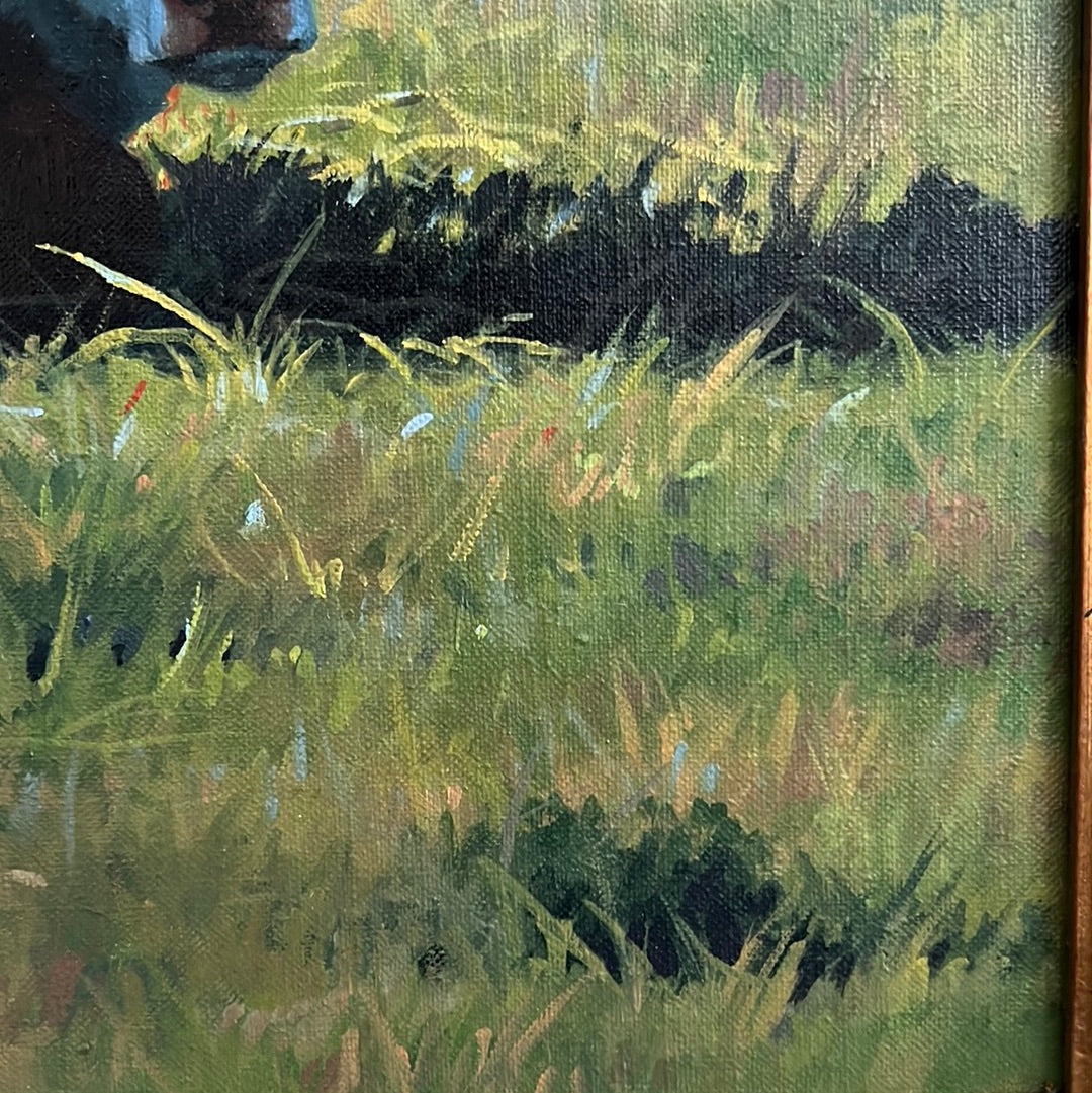 Tim Schmidt “ Wakin Up “ Original Oil on Canvas