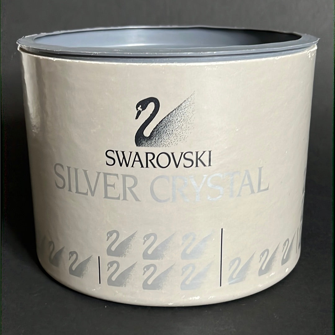 Swarovski Bird Bath Silver Crystals