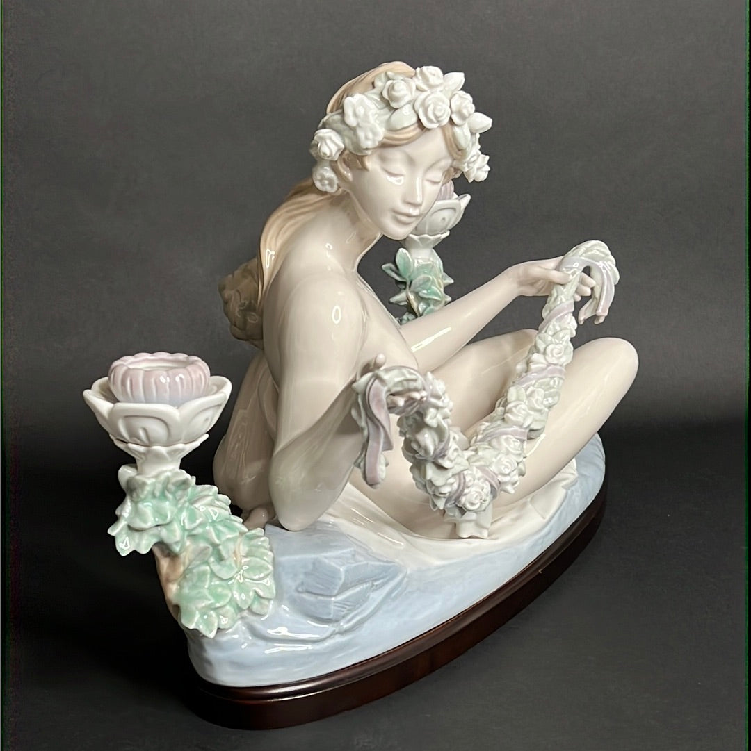 Lladro Female Candelabra
