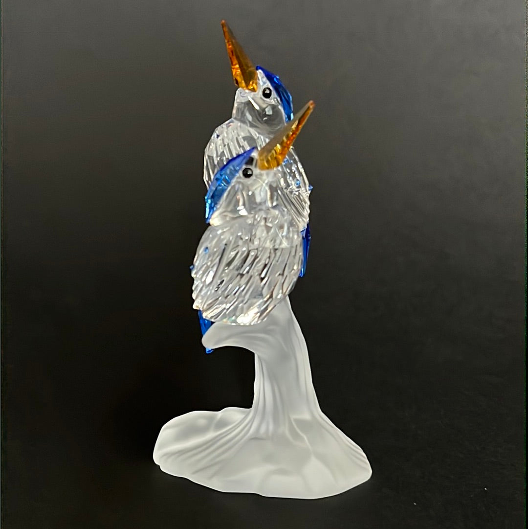 Swarovski Malachite Kingfishers Crystal