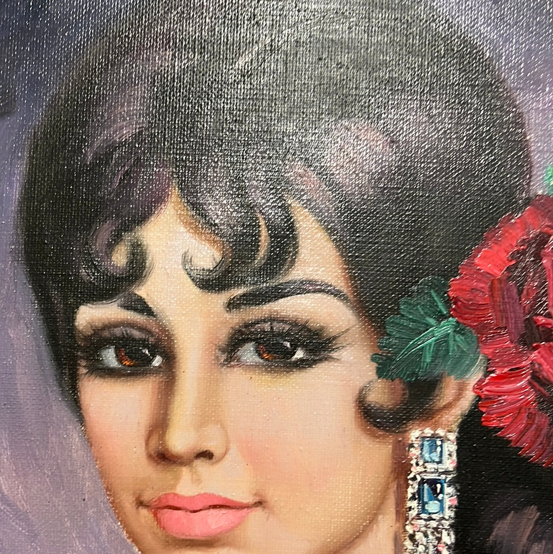 Spanish Art “Inspirado” Cortes Oil on Canvas