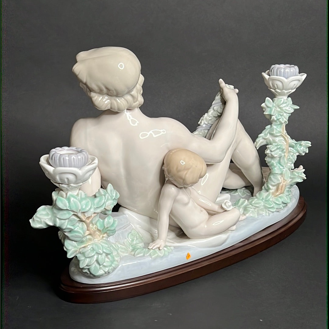 Lladro Male Candelabra