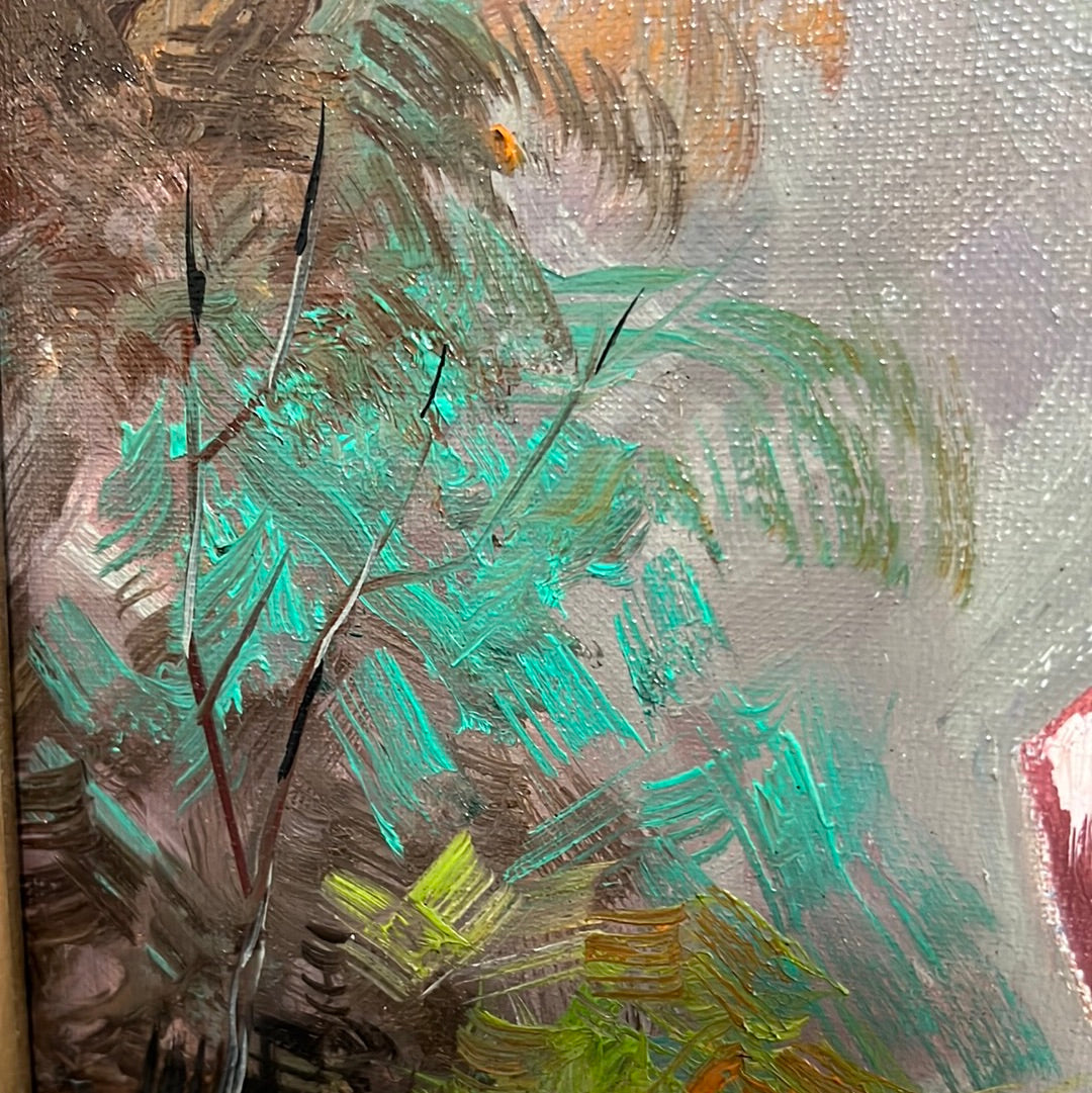 Spanish Art “Inspirado” Cortes Oil on Canvas