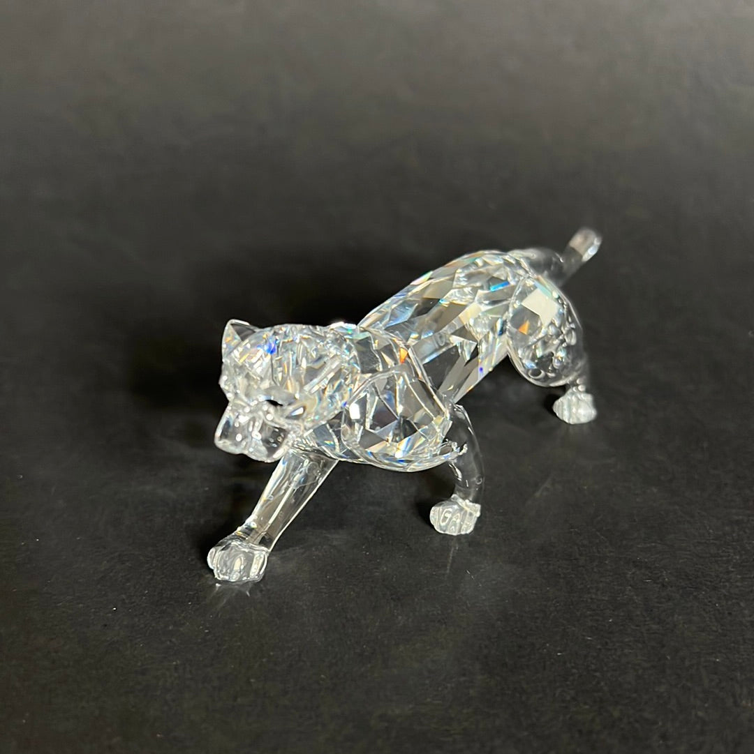 Swarovski Leopard Silver Crystal