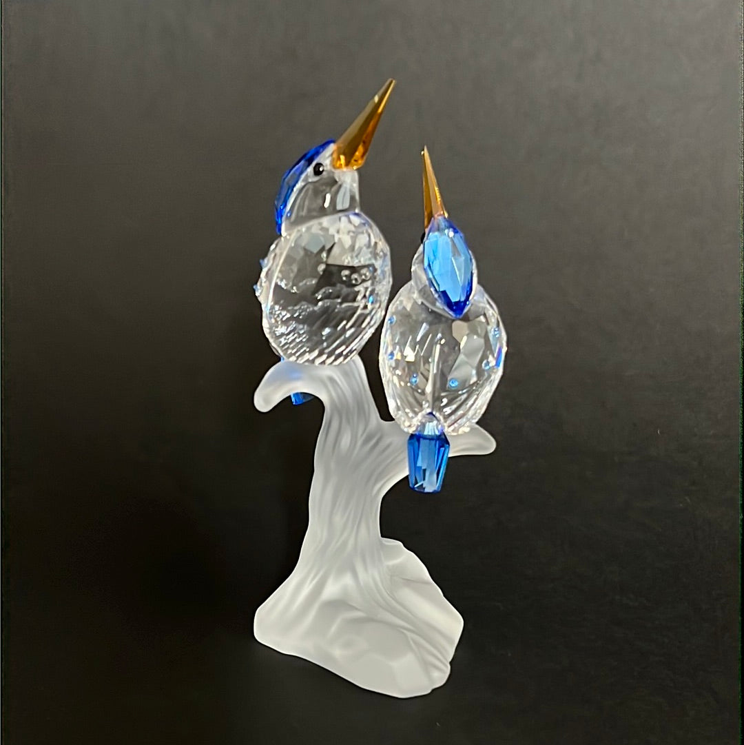 Swarovski Malachite Kingfishers Crystal