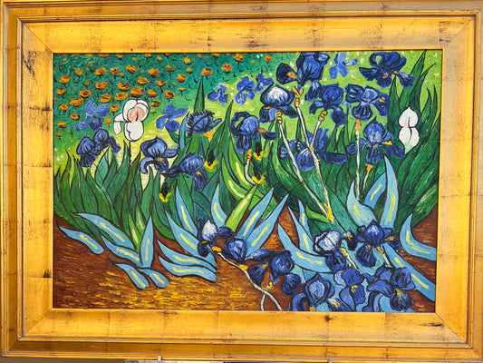 Unknown Artist Heavy Textured Floral Art