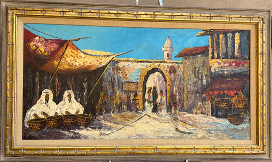 Original Heavily Textured Oil Painting By Hassan