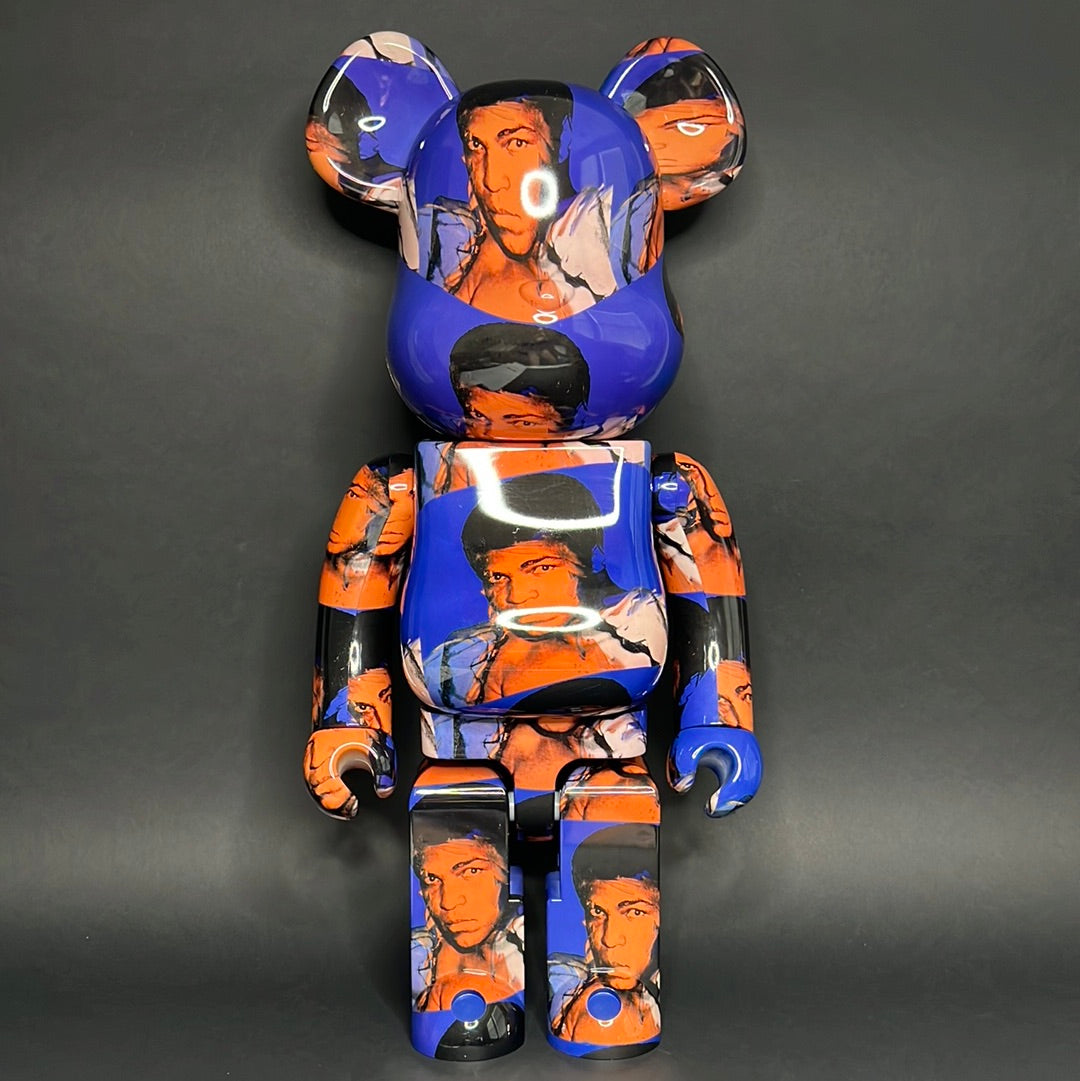Bearbrick Andy Warhol Muhammad Ali 1000% Figures
