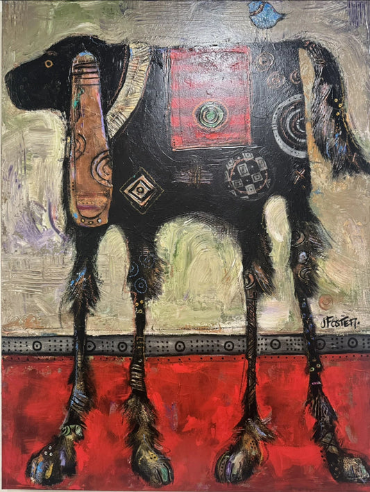 Jenny Foster Large Oil Painting