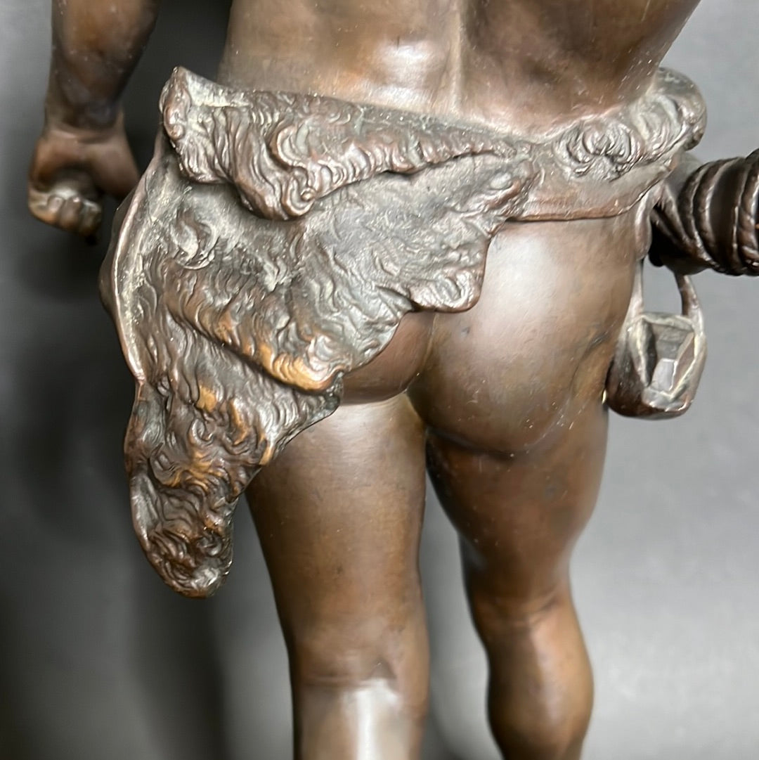 Moreau Louis Auguste Patinated Cast Bronze